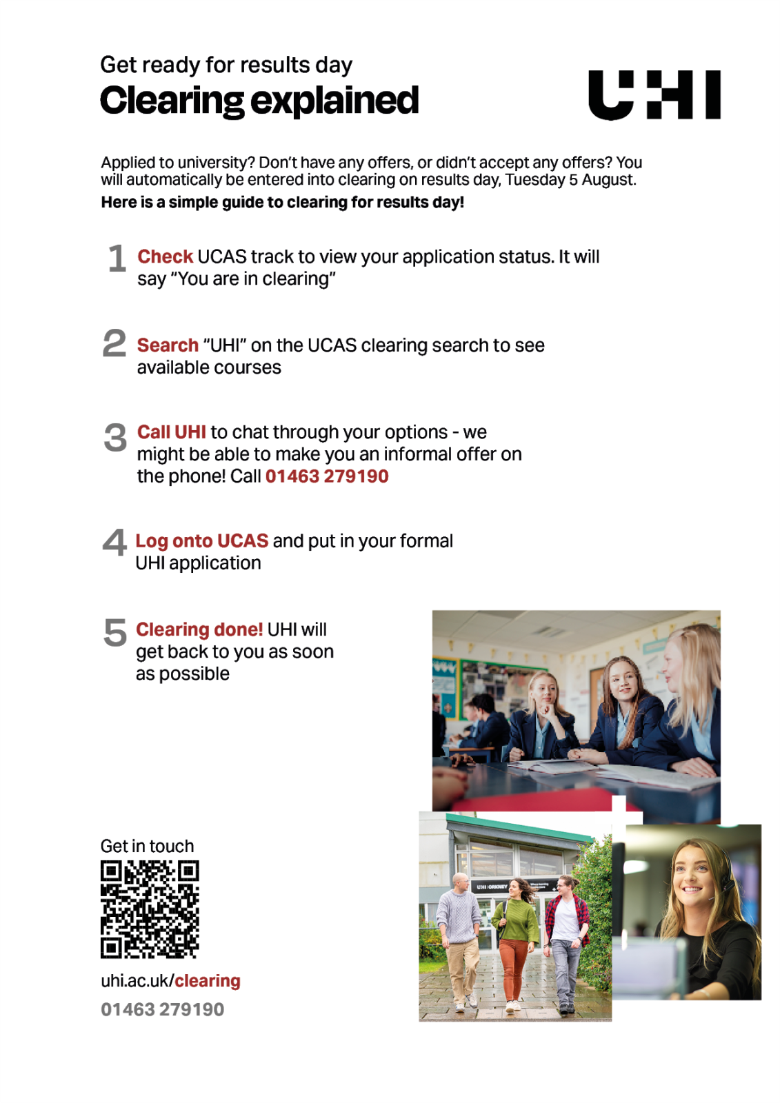 Clearing - Get ready for results day Clearing - Get ready for results day